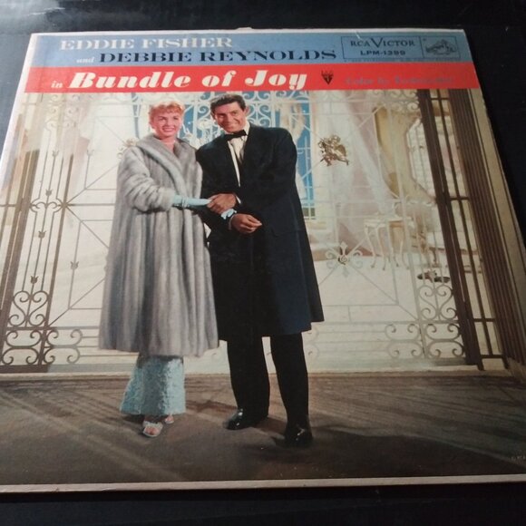 Eddie Fisher & Debbie Reynolds In Bundle Of Joy VG Mono RCA Victor Record 1956 - Picture 1 of 3